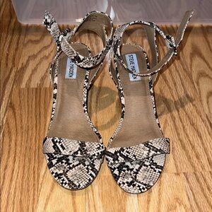 Steve Madden Snakeskin Heels